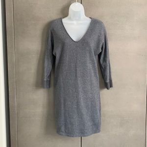 James Perse Terry Knit mini dress 3/4 sleeve Size 1